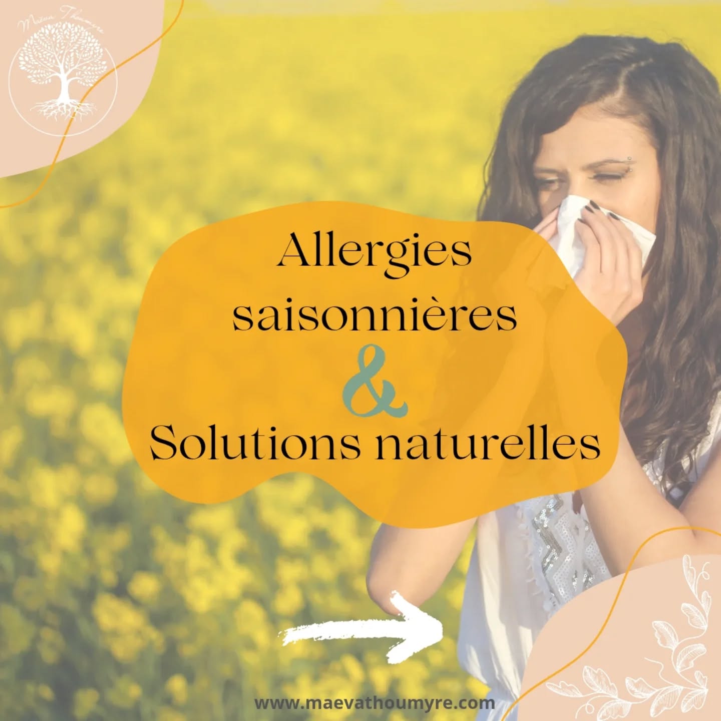 Le 🌞 brille, les fleurs bourgeonnes🌺, la nature reprend vie🍃.
Mais qui dit printemps dit aussi pour certains retour des allergies : nez👃 qui coule, yeux👁 qui pique, gorge irrité, démangéaisons...
Dans ce post je vous donne mes conseils pour soulager les effets de ce désagrément printanier.
➡️ Mais n'oubliez pas que tout est question de terrain !
Un corps "sain" ne sera pas touchés par les allergies, la solution est donc de prendre le problème à la racine et de nettoyer votre terrain.
Une métaphore que j'aime beaucoup celle des moustiques !
S'il n'y a pas d'eau stagnante il n'y a pas de moustiques ! Donc la problématique n'est pas le moustique mais la présence d'eau 😉
✨ Je suis Maëva, Naturopathe et spécialisée dans les troubles digestifs et hormonaux et je vous aide à devenir acteur/actrice de votre santé ✨
#allergiessaisonnières #solutionsnaturelles #naturopathiefonctionnelle