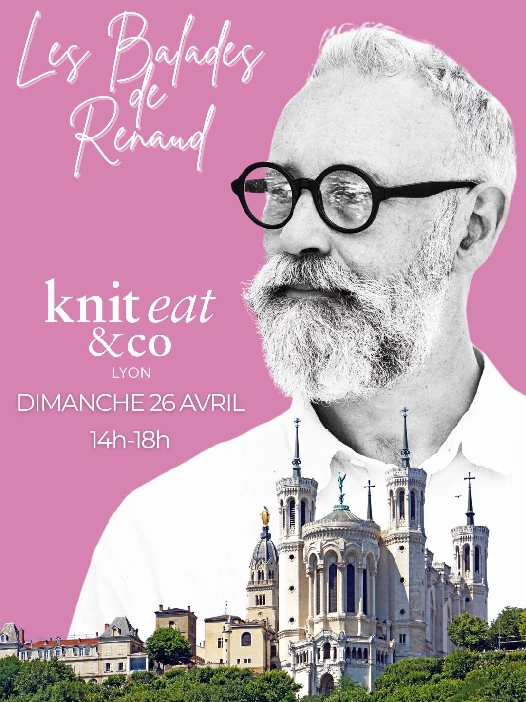 🚶 🌳 🧶 BALADE TRICOT KNIT EAT 🧶🌳🏃
Laissez-vous guider par Renaud Ducher @renaudducher , architecte paysagiste et guide passionné. Loin des sentiers battus, il vous emmènera explorer les recoins peu connus de Fourvière.
Au programme : Une lecture paysagère unique du quartier et une redécouverte du patrimoine lyonnais à travers l'œil d'un expert. Une balade d’environ 1h30 pour s'inspirer de la ville avant de sortir les aiguilles.
Après l'effort, le réconfort ! Nous nous installerons dans le cadre exceptionnel du Fourvière Hôtel @fourviere_hotel , un ancien couvent magnifiquement réhabilité, pour un moment de partage créatif.
Dimanche 26 Avril
Infos sur la Billetterie kniteat.fr
Photos issues du site fourviere-hotel.com/fr
#evenementtricot #balade