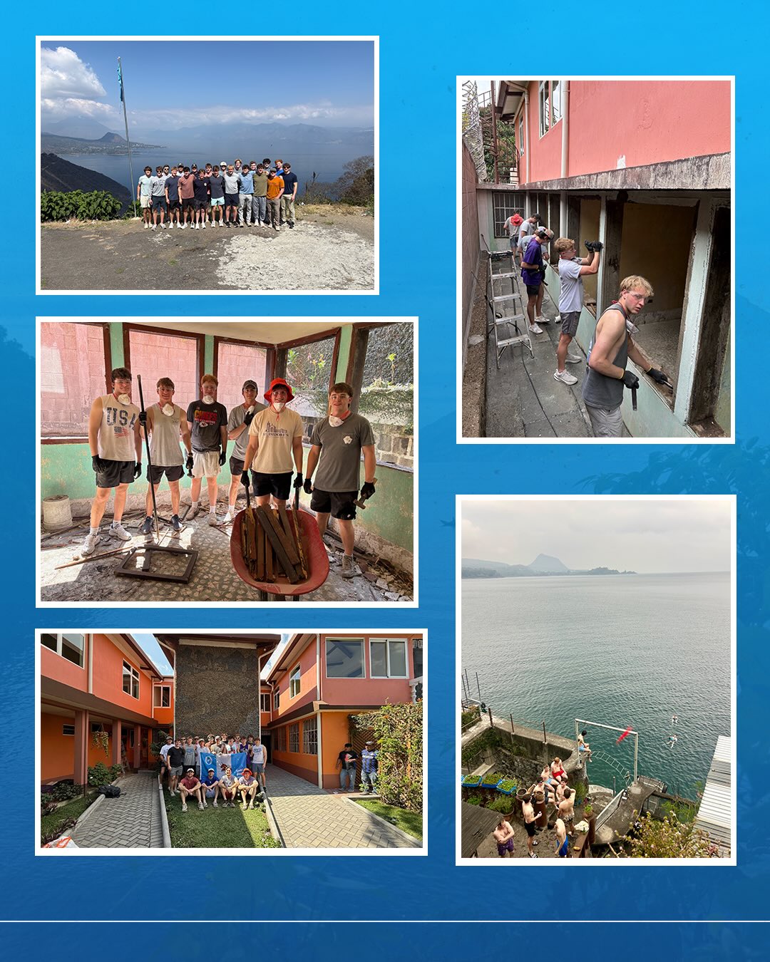 Over break, our brothers switched up the scenery—from serving in Guatemala to a trip to Gulf Shores, memories were made that will last a lifetime. Now we’re back, recharged and ready to finish the semester strong. 🏝️🗻