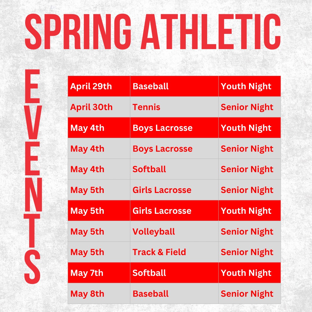 So much happening around The Hill. Come out tonight for Baseball Youth Night, arrive at 4:45 to run the bases. 📣 Shout out to our 25-26 Boosters sponsors: Neyra Paving, Camargo Trading, Jaguar Land Rover Cincinnati, John R. Jurgesen Co, Sibcy Cline, Bahl & Gaynor, Oyler Hines, Scarlett & Gray, Dial One Security Inc, Cincinnati Vision Group