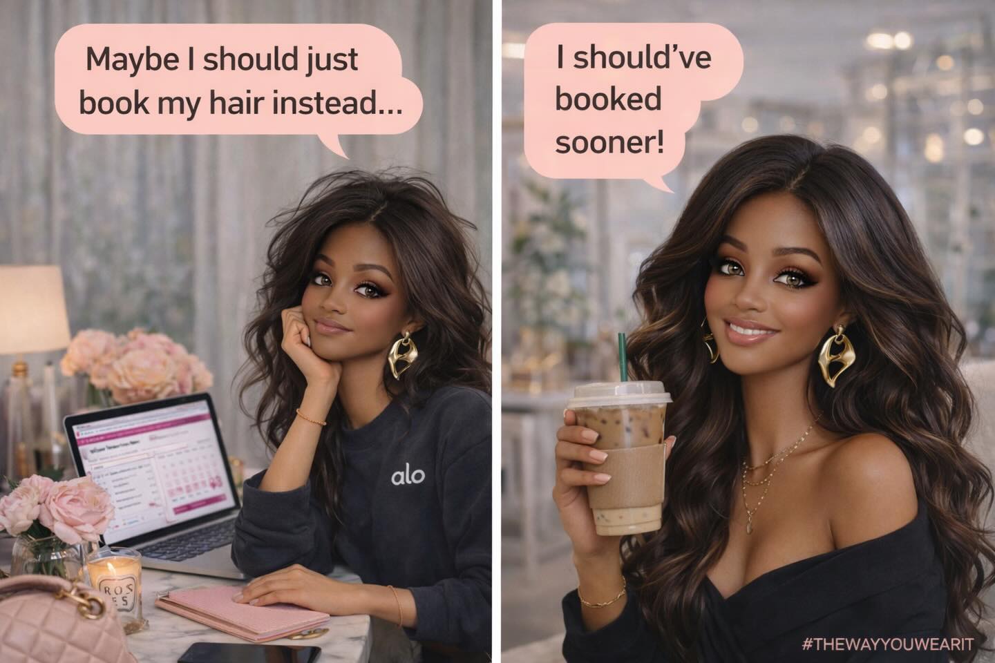 Because let’s be honest…
everything feels better when your hair is done.
THEWAYYOUWEARIT
#THEWAYYOUWEARIT
#HairTransformation
#LuxuryHair
#Hairstylist
#BookYourHair
