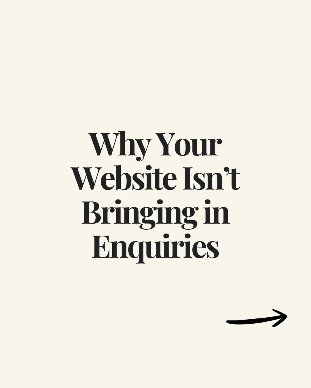 Wondering why you're not getting any sales, leads or enquiries through your website?
Take a look at these points and see if you can improve them.
If you're not sure where to start, get in touch and I will carry out a free website report