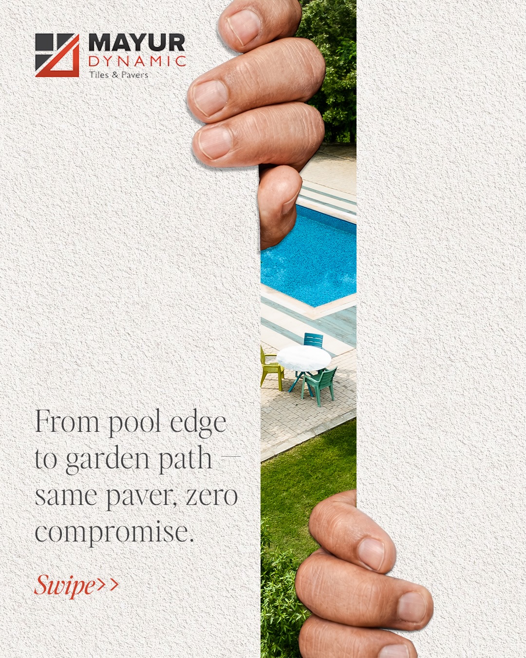 The surface your pool deserves - precision-laid paver blocks that go the distance.
From pool edge to garden path, every joint flush, every block level.
This is 30 years of craft, visible from above.
📩 Call or DM us to get started.
+91 8000014205
Mayurdynamic.com
#MayurDynamic #PaverBlocks #PoolDeck #HardscapeDesign #BuildWithPrecision
(Interlocking pavers, pool deck pavers, outdoor paver blocks, paver supplier Jaipur, landscape pavers India, paver block manufacturer, architect-grade pavers)
