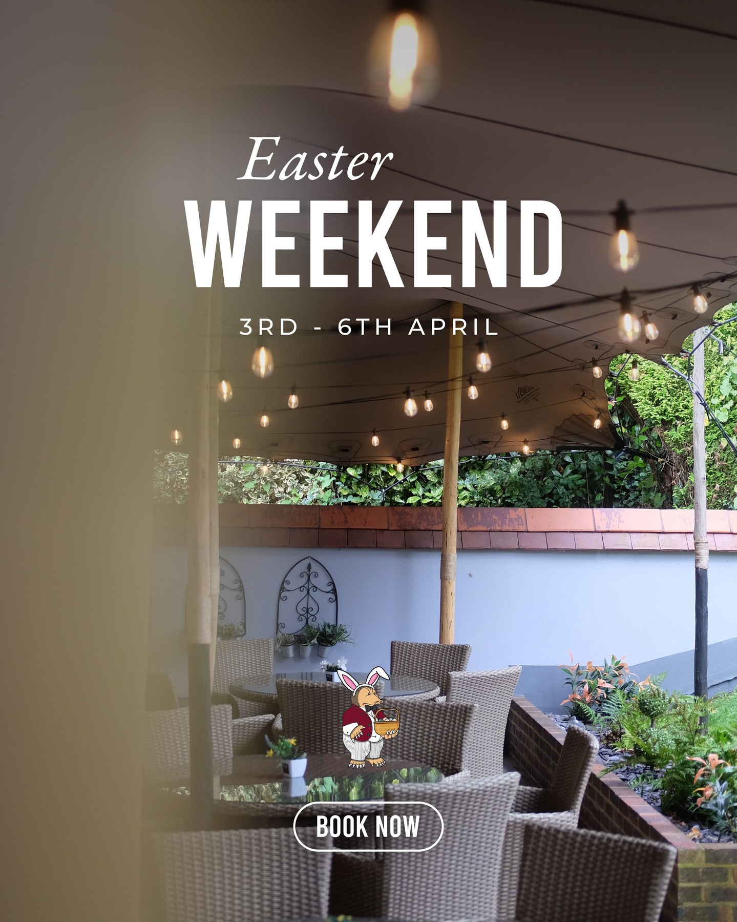 Easter bank holiday weekend is almost upon us, and we can't wait to host you all for some fab feasts in some spring sunshine! 🐰
We are ramping up for a busy weekend, so please get in touch via the link in our bio to book a table, or ring us before to ensure you get a space ☎️
Epsom: 01372 721309
Cheam: 0208 394 2000
Tadworth: 01737 353529
Brockham: 01737 845101
Oxted: 01883 722207
#thegrumpymole #grumpymole #easter #spring #easterweekend