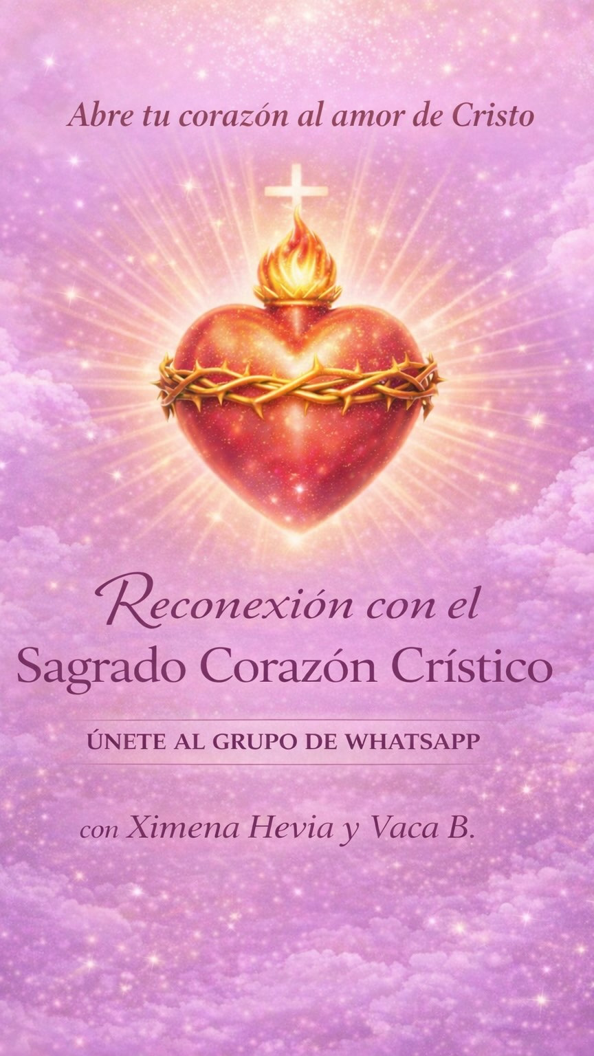 💗Hay un amor que no nace desde la herida…
Nace desde la fuerza del alma. ✨
Un amor que no se rompe,
que no depende,
que no se pierde.
Ese es el amor del corazón crístico.
.
💞Estoy abriendo un espacio privado donde comenzaremos este proceso de reconexión profunda 💫
.
Durante estos días compartiré:
✨ mensajes canalizados
✨ activaciones del corazón
✨ preparación energética
Si sientes este llamado… no es casualidad.
💗 Únete al grupo privado
(link en bio)
¡Te espero!
Con amor, Ximena ♾️⚜️
#sagradocorazon #ximenaheviayvaca #infinitaezencia #amor despertarespíritual