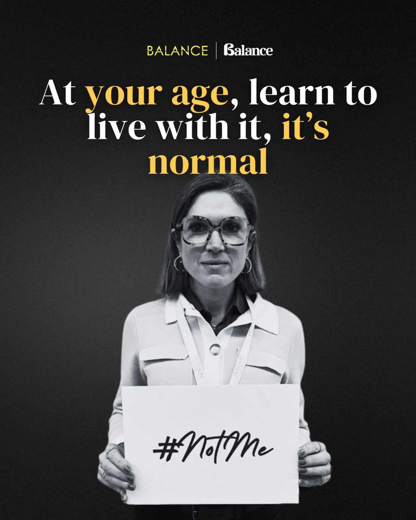 Together, we’re saying #NotMe to medical mysoginy
#notme #balancehormonehealth
@balancehormonehealth @newson.health @menopause_doctor