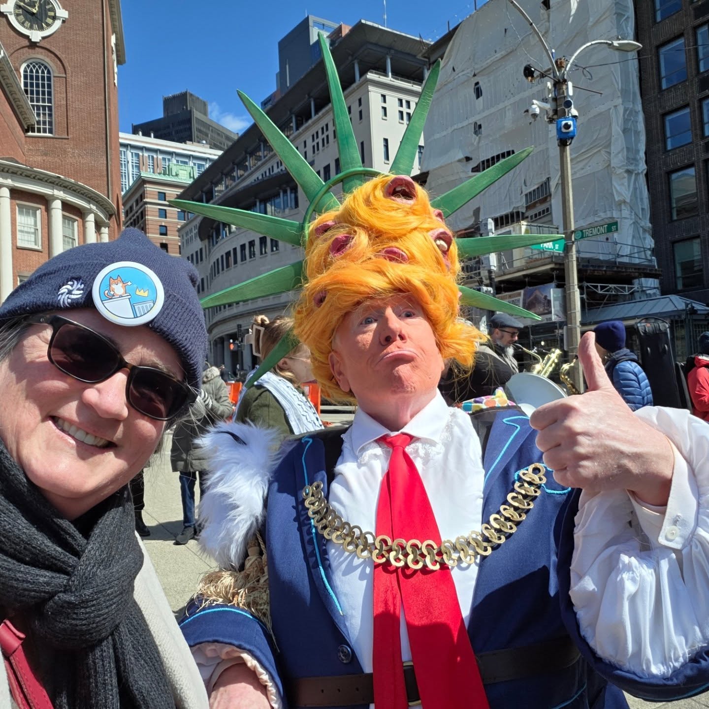 Great turn out today March 28th in Boston, where so many protest have started.