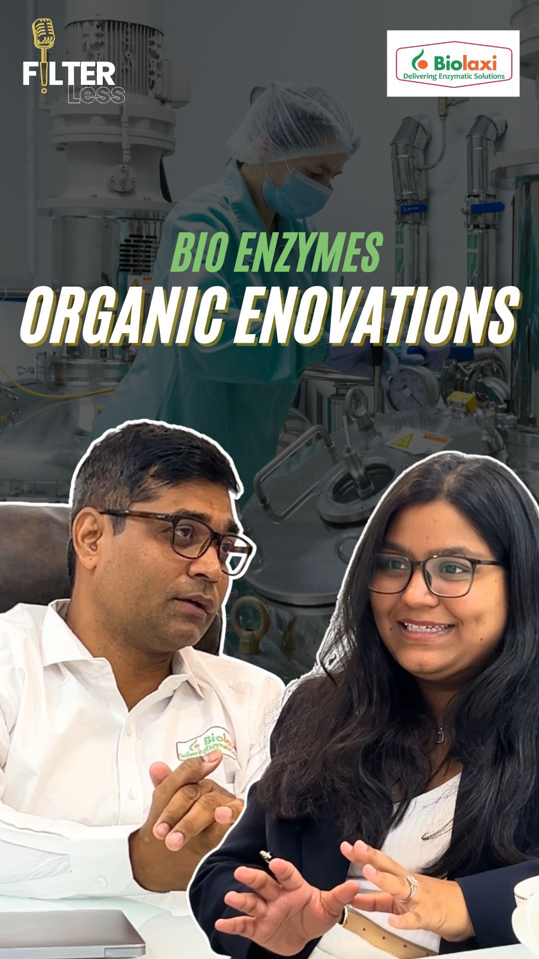 What if industries could replace harmful chemicals with solutions inspired by nature? 🌱
In this conversation, Yatin Vani, Managing Director of Biolexy, reveals how enzyme-based innovations are transforming industrial processes—making them cleaner, safer, and more sustainable. From isolating natural bacteria in soil to scaling production through advanced fermentation in Bhiwandi and Nashik, Biolexy is building a future where science works with nature, not against it.
Rooted in the philosophy of “extract from nature, give back to nature,” the brand is helping industries reduce costs, eliminate side effects, and move towards a greener, more responsible way of manufacturing.
A powerful insight into how deep-tech can drive real environmental change.
#biotech #sustainability #greenchemistry #enzymes #fermentation deeptech ecofriendly innovation indianstartups manufacturing pharma foodtech climatetech explorewidri businesspodcast
sustainable biotech, enzyme based solutions, green chemistry india, industrial innovation, fermentation technology, eco friendly manufacturing, biochemical engineering, natural bacteria cultivation, deep tech startups india, environmental sustainability, cost effective industrial solutions, research and development biotech, future of manufacturing, climate conscious business