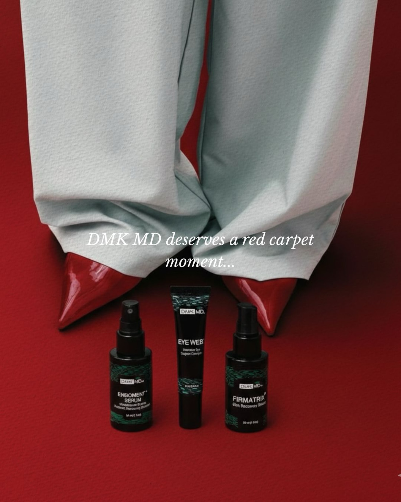 Serving main character energy—this collection deserves its own red carpet moment 💫
DMK focuses on educating you about your skin, so the glow isn’t temporary it’s built from the inside out.
With the Firmatrix Eye Web supporting firmness and hydration around the delicate eye area, and the Embioment Serum working to strengthen and balance the skin barrier, this isn’t just about instant results—it’s about improving how your skin functions daily.
