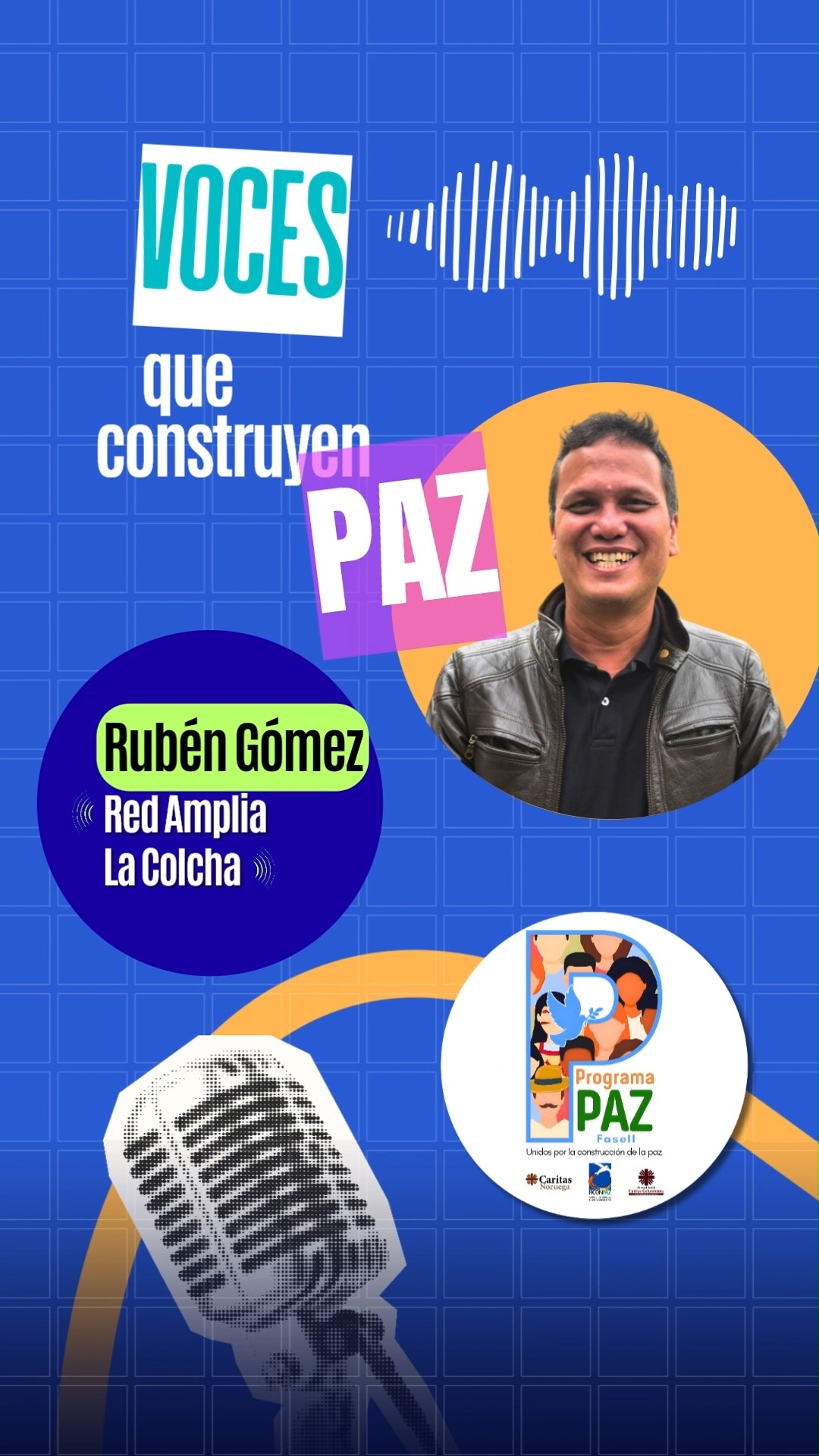 🎙️ ¡Te compartimos el tercer episodio de "Voces que construyen paz: historias locales que transforman a Colombia"!
Red Amplia La Colcha: cuando una ciudad se arropa de paz tejiendo en colectivo.
Rubén Gómez nos cuenta cómo esta red de Cali articula liderazgos, arte y participación ciudadana para reconstruir el tejido social en las comunas del oriente y extender la colcha de retazos por todo el Valle del Cauca.
✨📻 También puedes escucharlo en: https://open.spotify.com/episode/7tCuF7YDQDPCxw1YWgjLoL?si=my33rVNyTRuoMROE1sUbfA
El Programa Paz - Fase II es acompañado por FICONPAZ, con el apoyo de Cáritas Noruega.
#ProgramaPazFase2
#programapazfase2ficonpaz
@caritas_norge