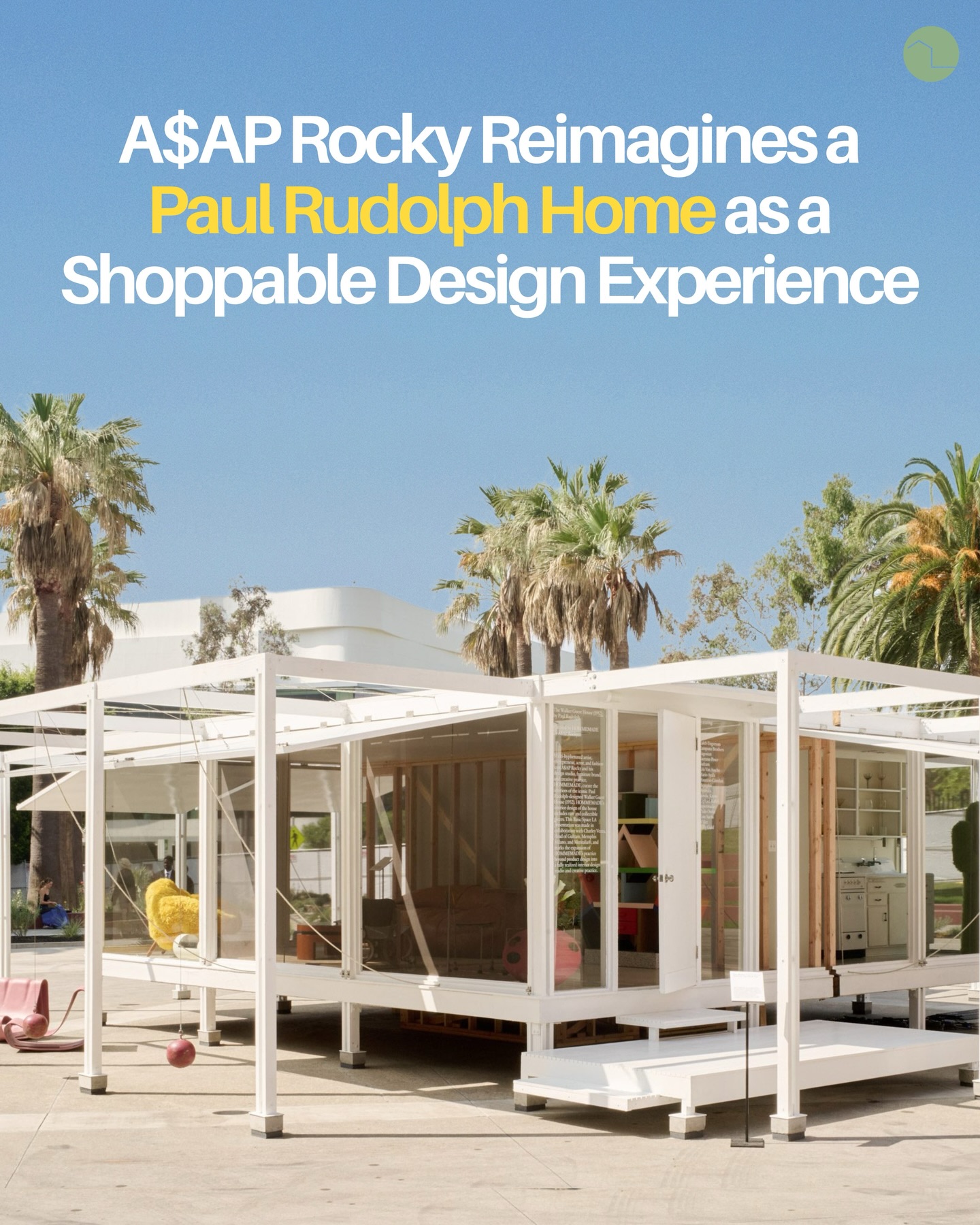 A$AP Rocky (@asaprocky) has transformed a historic 1952 Paul Rudolph-designed home into a fully immersive, shoppable installation in LA in collaboration with Basic.Space (@basic.space). Originally built in Florida, the modernist structure was disassembled, transported, and reconstructed as both an exhibition and retail environment, where furniture and design elements are available for purchase.
To access full articles and join our readership, subscribe to our free, bi-weekly, and digital newsletter through the link in our bio (restructurednews.com) and follow us on Linkedin (restructured news) and TikTok (@restructurednews).
Photography Credit: Matthew Kavanagh