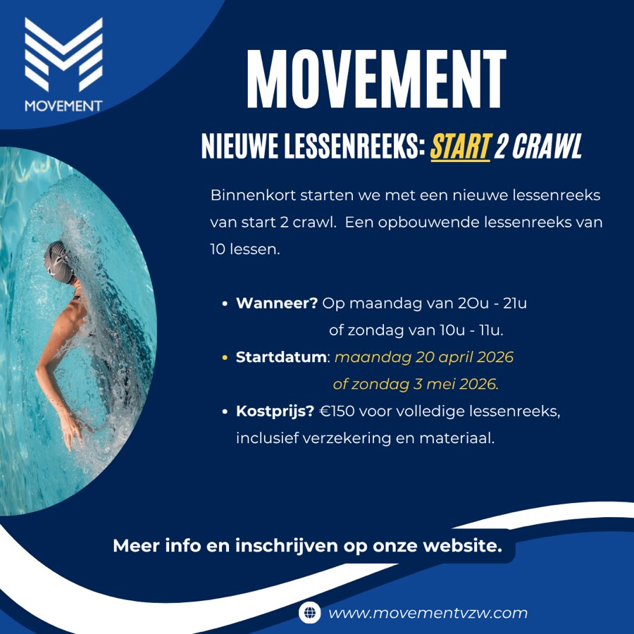 Binnenkort start er een nieuwe lessenreeks start2crawl! Heb je dit al altijd willen leren? Dan is dit je kans!! Schrijf je alvast in via onze website & tot snel ๐โโ๏ธ๐๐ผโโ๏ธ๐ #start2crawl #movement