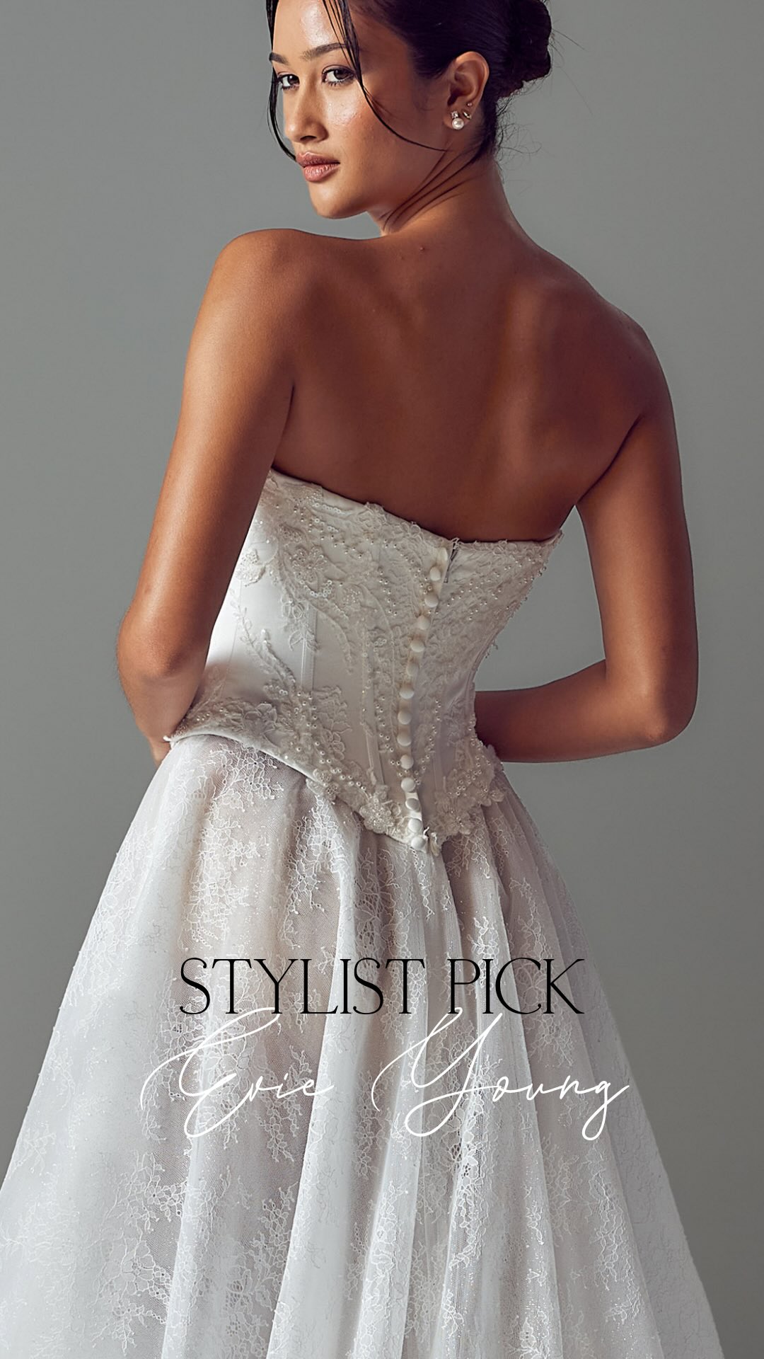 Lillias stylist pick of the month...🤍
Lillia has chosen this stunning 2 piece by @evieyoungbridal
The Joanie Bodice is detailed with beaded lace motifs that frames the bodice and balances the minimalist fabric. These bold lace motifs continuing around to the back of the bodice for continuity through the entire design.
Designed to offer a romantic, chic silhouette with contemporary edge. This bodice features a modern, strapless, square neckline with exposed boning that shapes the figure.
Lillia paired this bodice with this romantic, Chantilly lace, fit-and-flare skirt ✨
Would you wear a 2 piece, let us know in the comments!
#2026bridetobe #newweddingdresses #bridalboutique #weddingdress #bridetobe