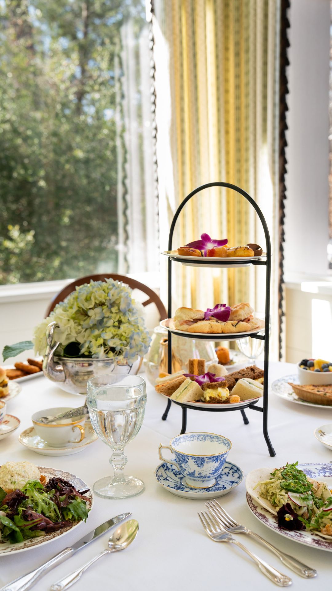 An Atlanta tradition, served daily.
Afternoon Tea is available Tuesday–Saturday from 11 AM–2:30 PM in our Restaurant Dining Room, complete with premium teas, homemade tea sandwiches, fresh-baked scones, and sweet treats.
No reservations needed unless your group includes 6 or more. Head to the link in our bio to view the full menu!