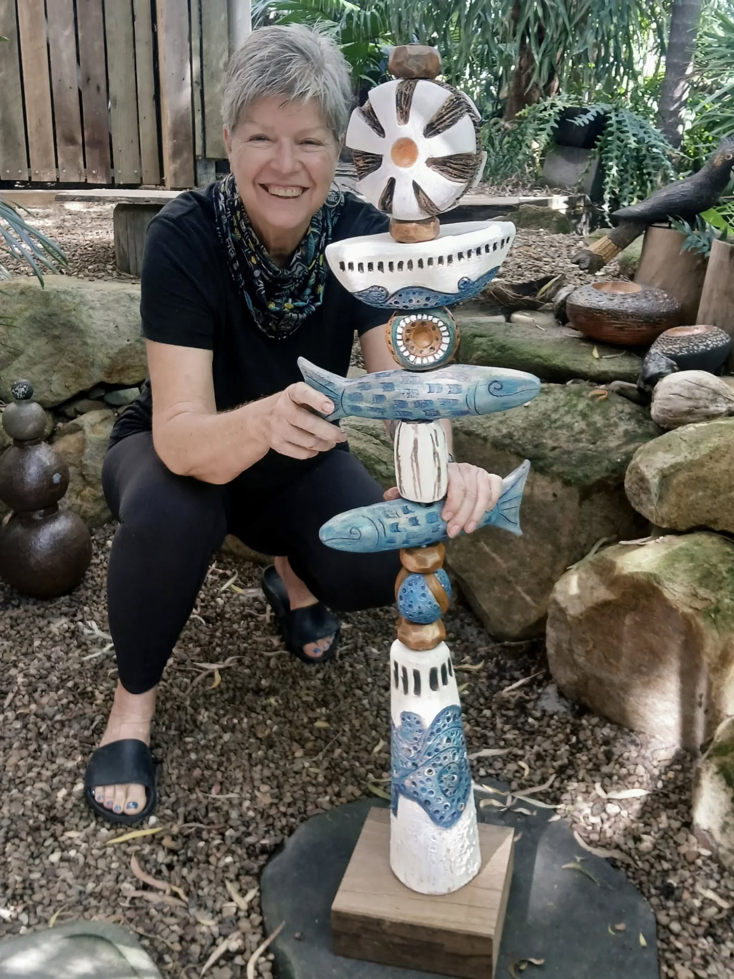 More fun creative learning and sharing with @mariabrownceramicart and building totems. š Thank you Maria for a wonderful workshop. š§”
I didnāt consciously set out to create an ocean pieceā
but somewhere in the process, thatās what emerged.
Looking at what the making gave back to me, this totem feels like a quiet symbol of hope. š
..
#totem #lighthouse #SunshineCoastpotteryartist #localpottery #hope