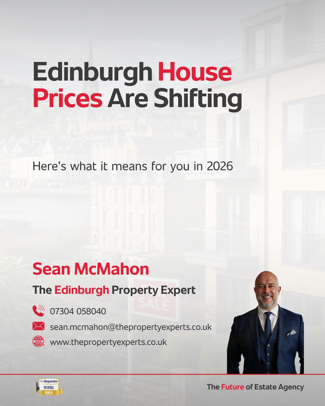 📈 Edinburgh Market Outlook for 2026
Looking ahead, I expect:
• Steady (not explosive) price growth
• Strong demand in key areas like Leith
• Continued pressure on supply
• A more professional, strategy-driven market
#EdinburghProperty #LeithProperty #EH6 #EdinburghEstateAgent #PropertyMarketScotland