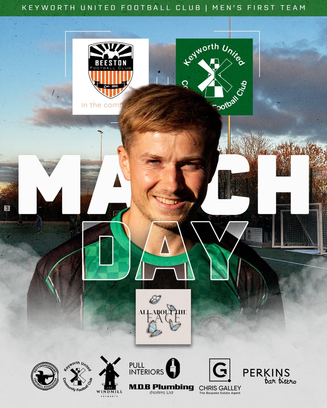 MATCHDAY 🆚 | Keyworth United Men's First Team
Our Men's Senior First Team are in action today as they travel to the Trent Vale Road Sport Ground as they face Beeston FC.
📆 Saturday 29 March 2026
🕑 15:00 KO
🏟️ Beeston, NG9 1ND
#UTG | #COYG