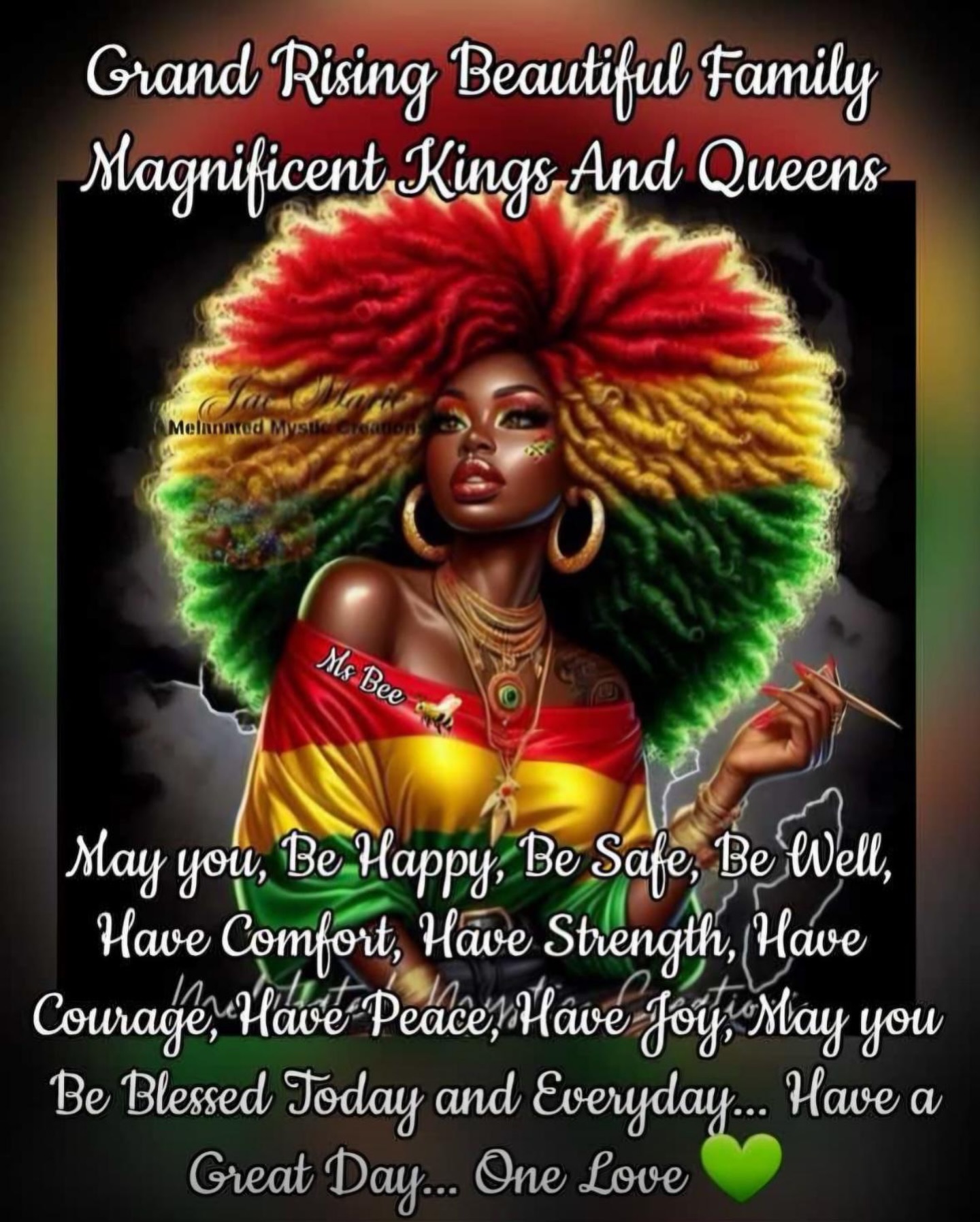 Grand Rising one & all❤️💛💚🖤