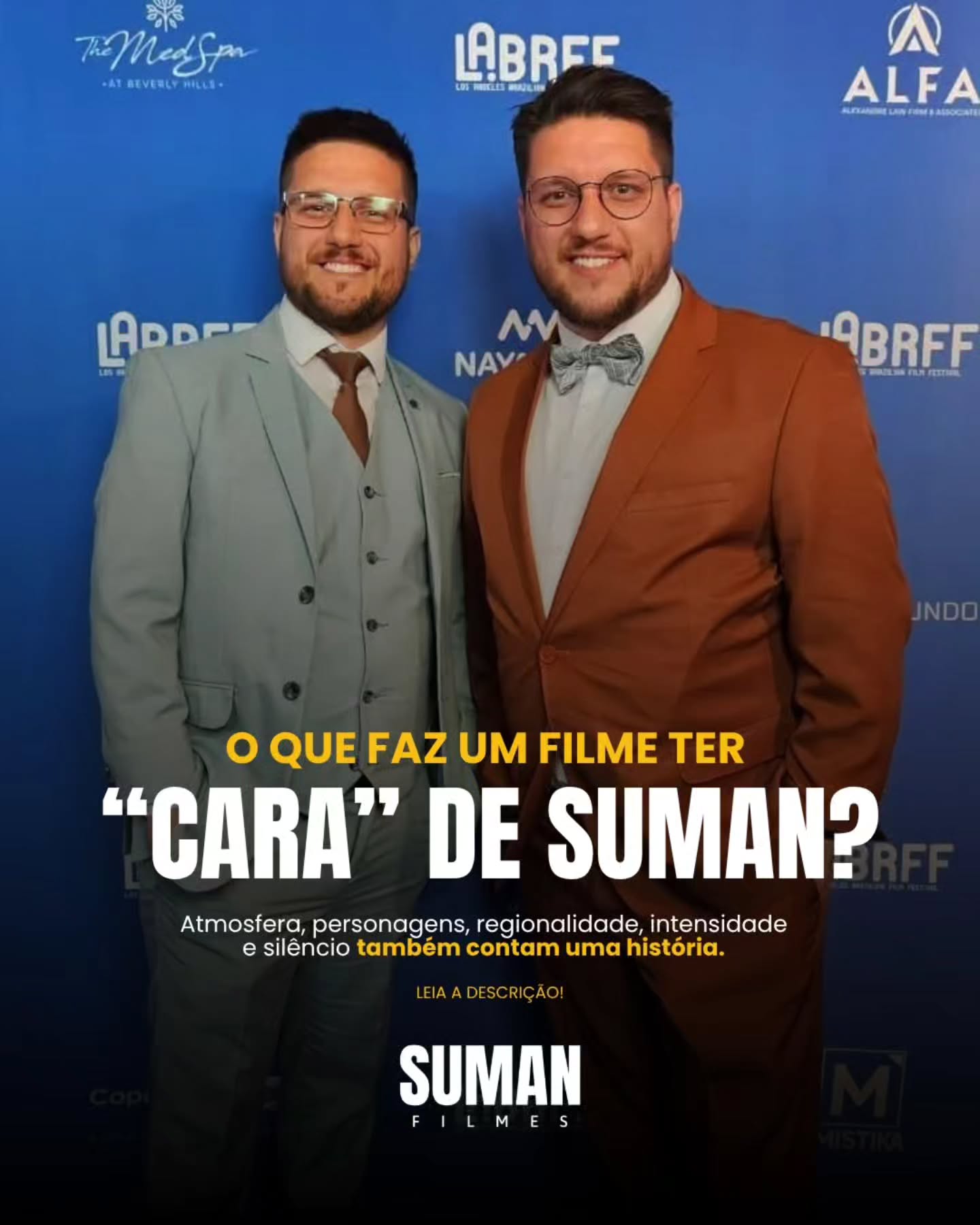 🎬 O QUE DÁ AOS FILMES DA SUMAN UMA IDENTIDADE? ✨
Existe algo que atravessa os filmes da Suman para além do enredo.
Está na atmosfera, na construção dos personagens, na força do silêncio, na influência da cultura regional e na forma como cada história convida o público a sentir, refletir e enxergar mais fundo.
Nós nos debruçamos sobre histórias que despertam para a arte, para a consciência crítica e para aquilo que merece ser pensado com mais cuidado.
Influenciados pela cultura regional, os irmãos Suman voltaram suas formações acadêmicas e artísticas para esse universo. Por isso, o cinema da Suman Filmes passa pelo exercício de identidade.
Mas não só.
Também passa pela escolha de criar mundos e personagens que carregam verdade, presença e a necessidade de serem contados.
Porque, no fim, ter “cara de Suman” não é repetir fórmula.
É sustentar uma visão. 🎞️🔥
#SumanFilmes #CinemaBrasileiro #CinemaAutoral #Audiovisual #CinemaIndependente CinemaGaucho IdentidadeNoCinema