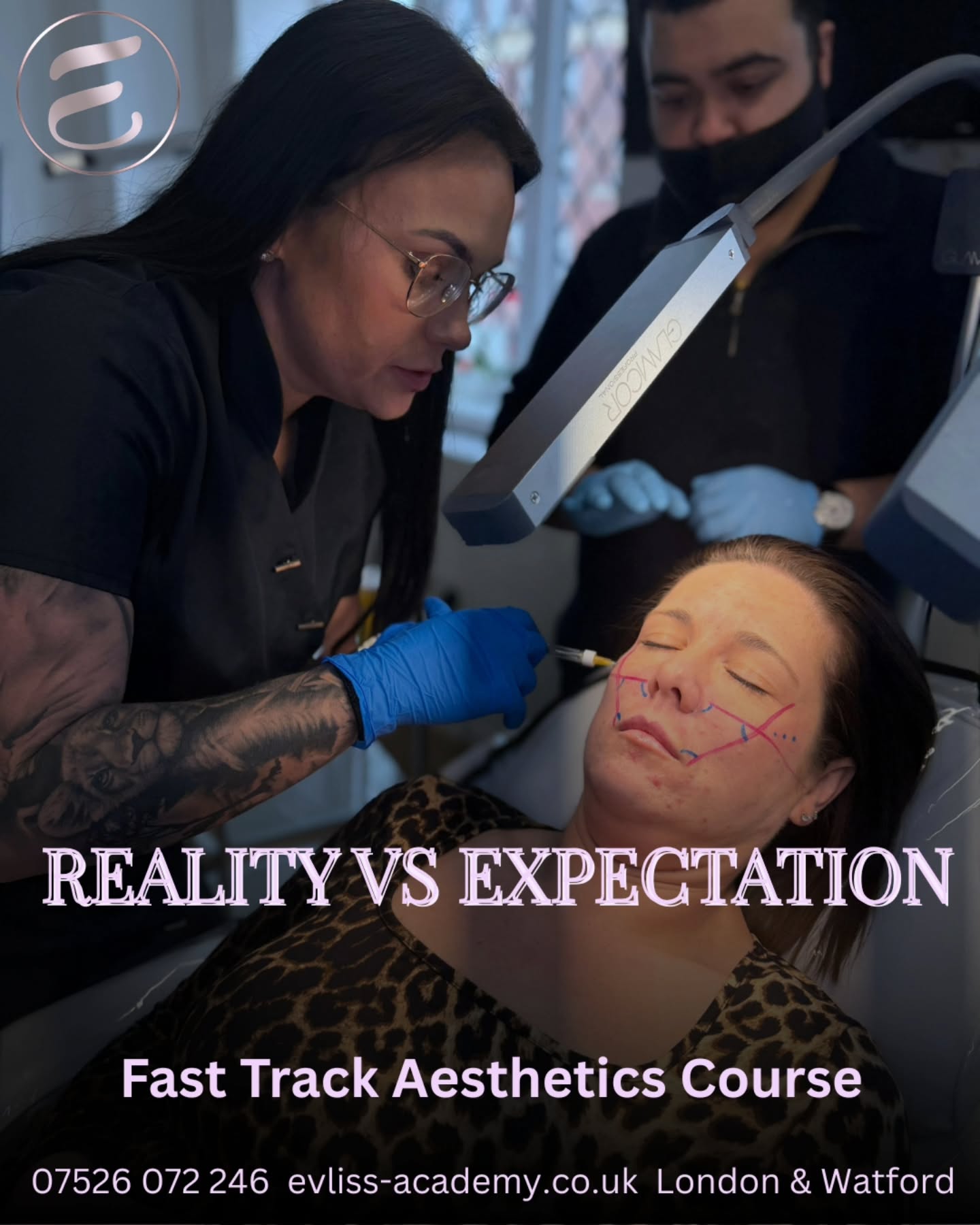 Reality vs Expectation in aesthetics 💉
Expectation: instant confidence
Reality: step-by-step progress
Confidence isn’t something you start with — it’s something you build.
Through learning.
Through practice.
Through guidance.
Every small step matters, because that’s what creates real skill and long-term confidence.
And that’s exactly how it should be.
📍 Training available in London & Watford
📩 Message us to start your journey
📲 07526 072 246
🌐 evliss-academy.co.uk
#aesthetictraining #aestheticsacademyuk #beautyeducation #futurepractitioners #londonaesthetics