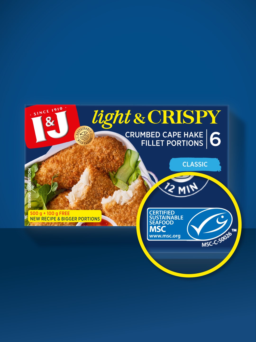 The blue tick on our Light & Crispy pack? It’s from the Marine Stewardship Council (MSC) and it mean…