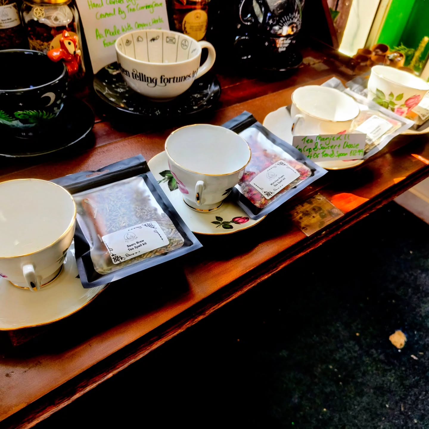 Good afternoon Wytches, we've added 4 new Spell Kits, alongside our other ranges.
We now have 5 different options for you
1. Dressed Candle and Charm Kits
2 Ritual Candle Kits
3. Herbal Bowl Spell kits
4. Tea Spell kits
5. New Crystal Manifesting Spell Kits
With such a diverse range there's something for everyone!
See you all soon
Blessings of the Land Sea and the Sky ❤️❤️❤️❤️