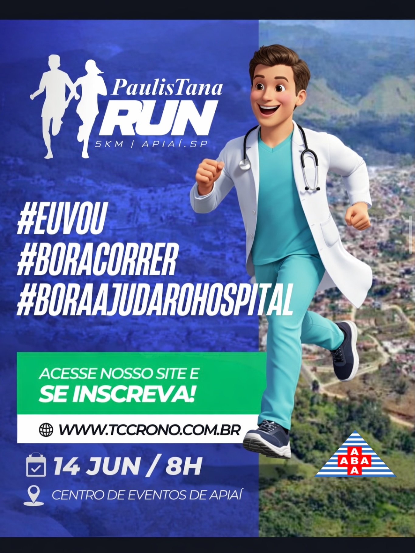 Tem coisa que vai além da corrida…
E essa é uma delas. 💙
A Paulistana Run está chegando pra transformar quilômetros em cuidado, e passos em esperança pra quem precisa do nosso hospital.
🏃♂️ Inscrição: R$ 60,00
🤝 Toda a arrecadação será revertida para o hospital
Chama quem corre com você, quem acredita em fazer a diferença e vem viver esse momento.
Porque quando a comunidade se move, vidas são impactadas de verdade.
Créditos- @wallaceruivo
#paulistanarun #corridapelosolidaria #apiai