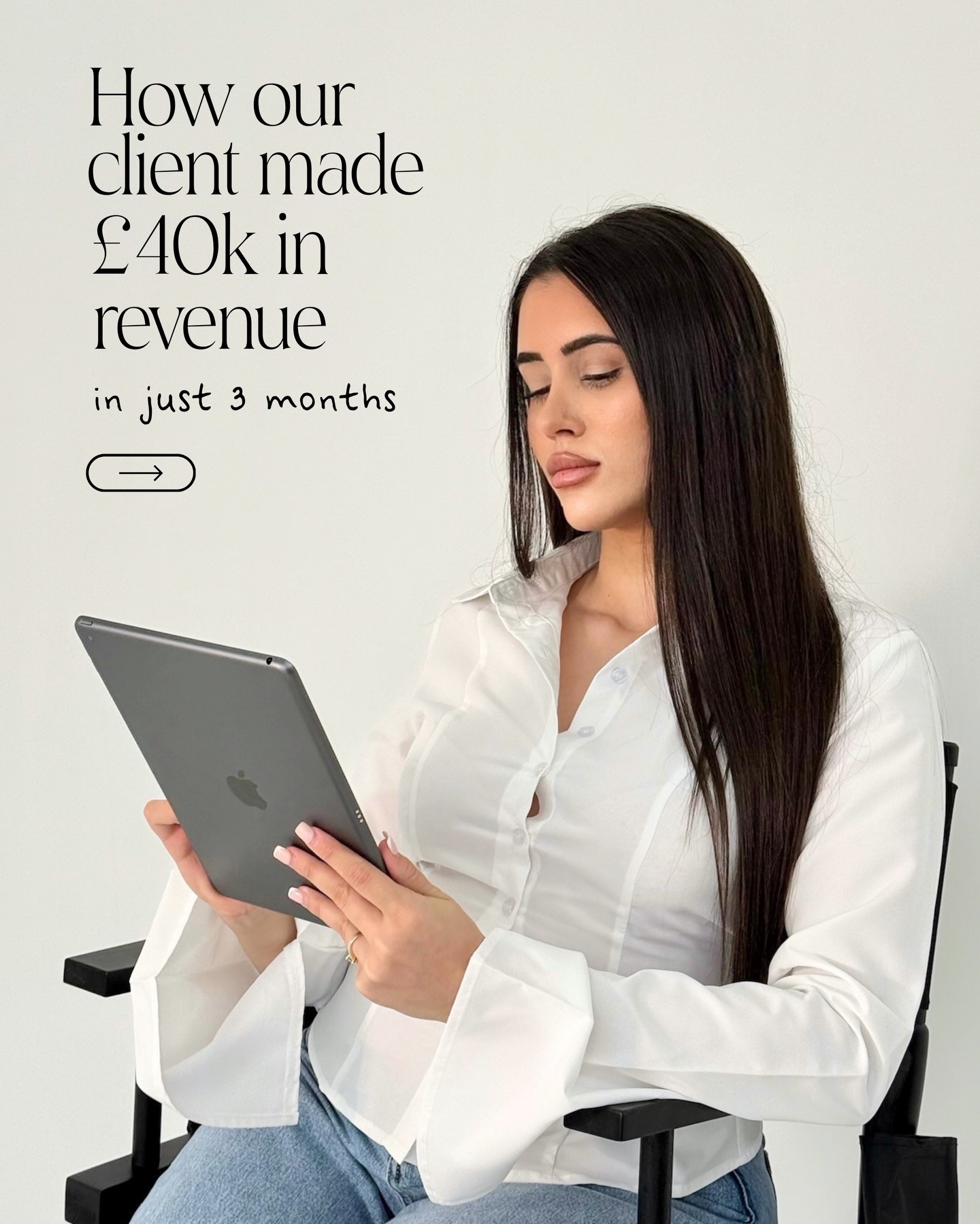 She didn’t suddenly become “better” at what she does.
She finally had a brand that reflected it.
Before working with us, Leanne was doing what most business owners do…
posting consistently, relying on word of mouth, trying to “figure it out” as she went.
But the truth?
Her online presence wasn’t doing her any favours.
It wasn’t attracting.
It wasn’t converting.
It wasn’t positioning her at the level she was actually operating at.
So we changed that.
We rebuilt her brand from the ground up, strategically, intentionally, and with one goal in mind: to make her business undeniable online.
A refined identity.
A website designed to convert.
Content with purpose behind it.
And the result?
A 200% increase in views.
Consistent, high-quality enquiries.
DMs that didn’t stop.
£40k in 3 months.
Not because of luck.
Not because of trends.
But because her brand finally matched her level.
If you feel like you’re doing everything right… but still not seeing the results you should be seeing, this is your sign.
Inside The Winners Circle, we don’t just “make things look nice.”
We position your brand to attract, convert, and scale.
If you’re ready to be seen (and paid) at your level…
send us a message 🤍