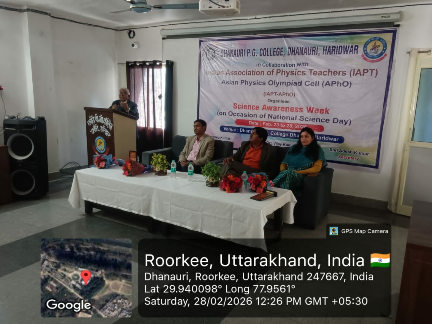 National Science Day@department of Physics, Dhanauri PG College, Haridwar on 28 February, 2026.