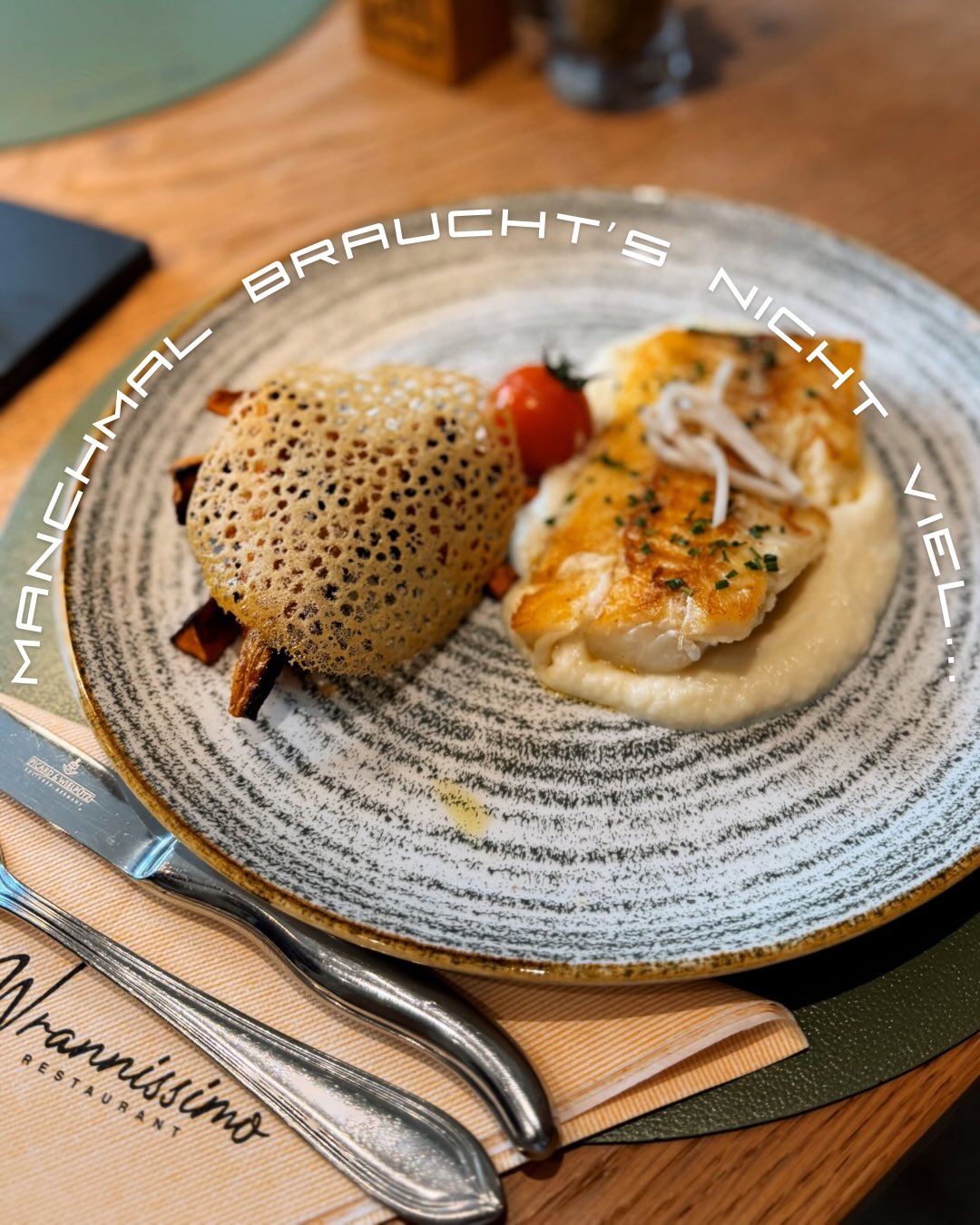 Essen kann so einfach sein. Es braucht keine komplizierten Rezepte oder ausgefallenen Zutaten.
Essen darf leicht sein, entspannt und ehrlich - und genau das findest du bei uns im Wrannissimo♥️