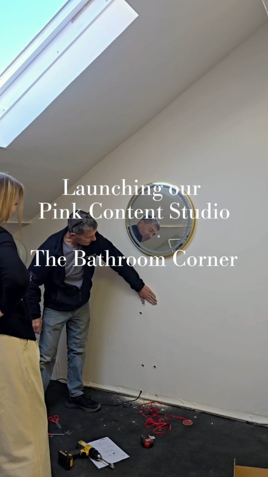 Building this studio has been a lot of trial and error…
This corner alone:
• took multiple attempts to get the mirror right
• left us with a few extra holes 😅
• and made us rethink how we approach the space
But we wanted something that’s not just aesthetic — it has to be practical too.
This corner is designed for:
• makeup & prep during shoots
• bathroom-style content for creators
So it had to work properly.
Also… you helped us choose the mirror and tiles 💖
Still a lot to do (especially that floor…)
💖
What would you shoot in this corner? 👀
The email list will get first access to bookings, 20% off launch week + a goodie bag.
Join via the link in bio if you want early access ✨