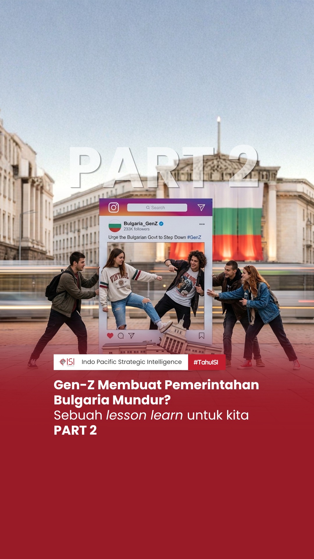 Sejenak beranjak dari kemelut di Timur Tengah.. Yuk kita lanjutkan pembahasan Gen Z yang membuat Pemerintahan Bulgaria mundur part 2.. sekaligus relevansinya dengan Indonesia.
Tentu bersama Direktur Kerja Sama kami, Mrs. Aira @airakusumas
Check it out..
#Bulgaria #GenZ #Indonesia #TahuISI #Stabilitas