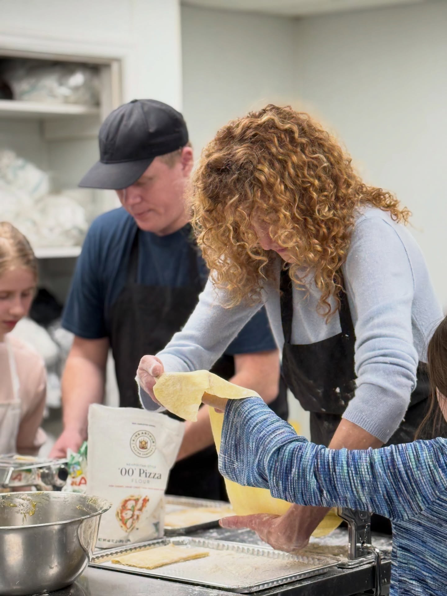 Our latest Family Table class was a blast! 🍝 Big Chefs and Little Chefs worked together to make fresh pasta, building bonds and making memories. Our next family class is coming up quick! Register at apexkitcherx.com today. Spots are limited!