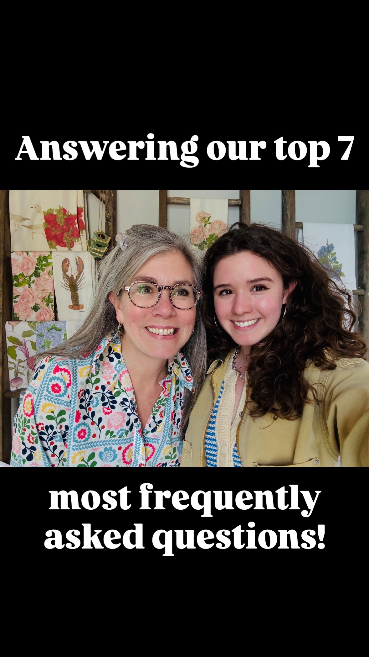 Answering some of our most frequently asked questions!
#essexct #motherdaughterteam #pencilandwool #answers4u