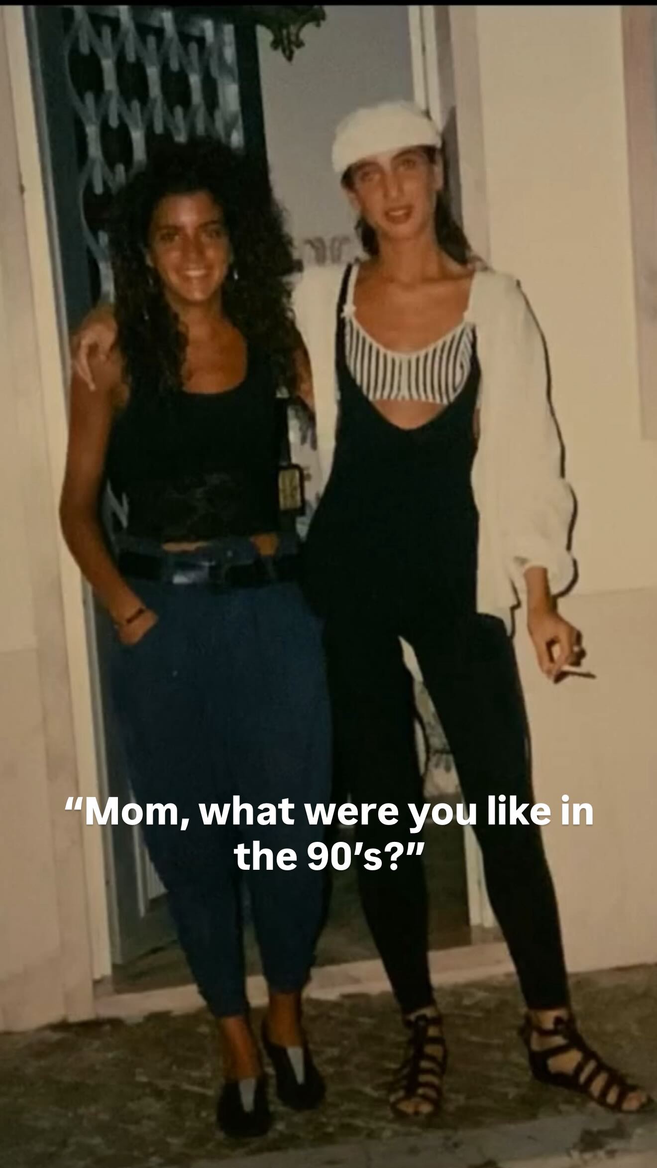 90s me: (the last photo…🙈)
Occasional topless beach in Greece attendee.
Professional shopper.