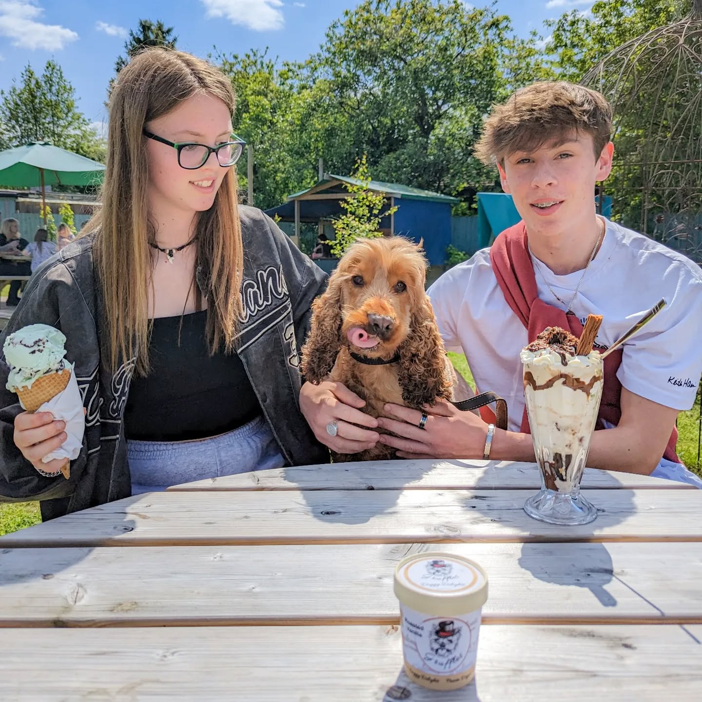 π¨Sunny Sunday Sundaes for all! Here at Magic Beans, there are few things we love more than dogs and ice cream πΆπ¨ so it's only right that we serve frozen treats for our four-legged friends too!
+
βοΈ Whether you're sitting in our peaceful lakeside garden or inside the cafe, doggos are welcome and our @dolcettiicecreamcompany Gruffles tubs will do the trick. Delicious human sized sundaes also available for well-behaved owners π¨
+
+
+
+
+
+
#magicbeanscafe #cotswoldslakes #fairfordwaterskiclub #fairford #dogfriendlycotswolds #dogfriendlycafe #dolcettiicecreamcompany #doggyicecream #cotswoldswalks #cotswoldswaterpark #cirencester #cotswolddogs