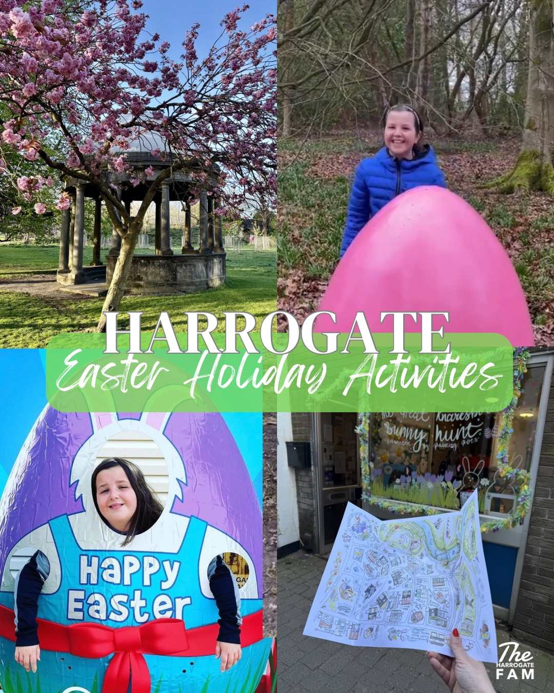 🐣 Loads of Easter holiday ideas live on the blog and I’m adding more daily! 🔗 link in bio
🗺️ Free trail by @harrogate_bid
🐥 Meet the chicks @birchfieldicecreamfarm
🪺 Solve the mystery of the golden egg heist @harewoodhouse
🏰 Take a tour of Knaresborough Castle
🐰 Hunt the bunnies @thegreatknaresboroughbunnyhunt
🐇 Explore wonderland @mothershiptonscave
🛁 Bath bomb making at @lushharrogate
…and too many more to list here!
If there’s anywhere I’ve missed or if you have an event you’d like adding let me know 👇
We are definitely going to do some bunny hunting around Knaresborough before we head to Butlins next week.
What are your plans for the Easter Hols?
——————————————————————
Hi 👋 We are The Harrogate Fam. Follow us to 🍽️ Eat 🌸 Enjoy & 🌿 Explore your way around Harrogate and beyond - your go-to guide for the best food, family fun & hidden gems in North Yorkshire. 💚
#harrogate #thingstodoinharrogate #harrogatemums #harrogateactivities #easteractivities