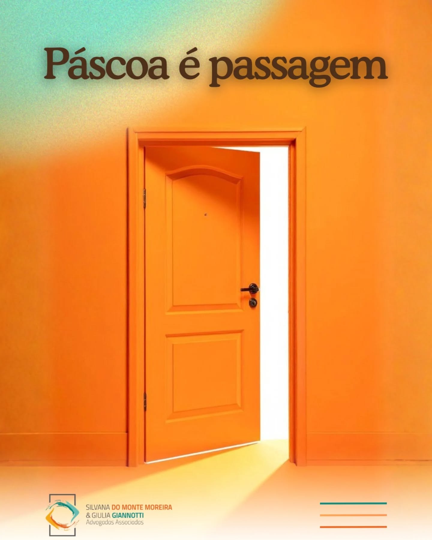 É quando a vida encontra um novo começo.
No Direito de Família, nós vemos isso de perto:
histórias que deixam a espera…
e atravessam para o pertencimento.
A adoção é, muitas vezes, essa travessia.
Um antes e um depois que transforma tudo.
No Monte & Giannotti, acompanhamos cada etapa com responsabilidade, sensibilidade e compromisso - porque por trás de cada processo, existe uma vida sendo reescrita.
Mais de 500 histórias já encontraram novos caminhos.
Que esta Páscoa nos lembre:
toda grande mudança começa com um passo de amor.
Feliz Páscoa 🤍