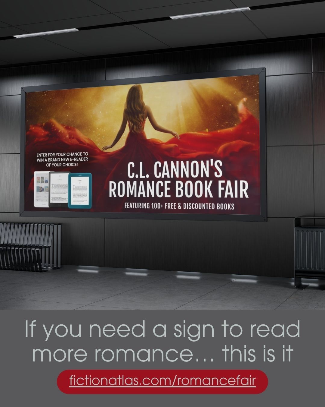Need a new binge-read? The Romance Book Fair is packed with over 100 free & discounted books. Wide variety of genres.
Visit: fictionatlas.com/romancefair