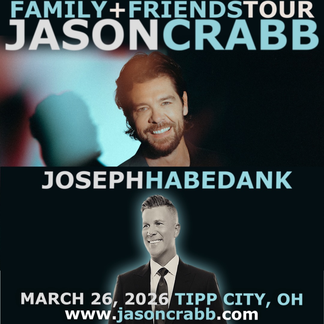 Can’t wait to play just outside of my hometown (Xenia, OH) with my band and one of my biggest influences and heroes, @jasoncrabbmusic, on Thursday night! I have heard this event is almost sold out so get your tickets asap by visiting mine or Jason’s website! See you there! #churchtour ⛪️🚌