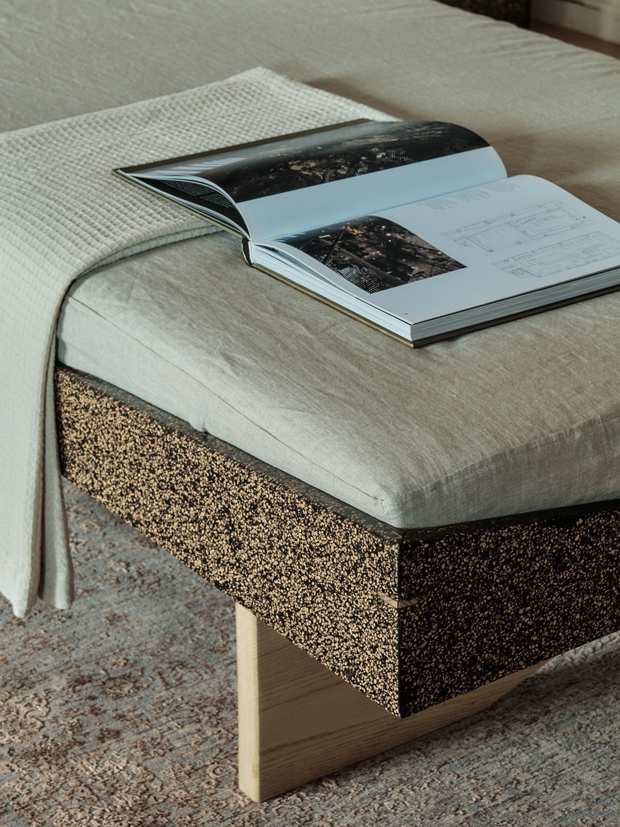 Nestis — a daybed for stopping.
From the Greek νέστης, one who returns to calm, it sits low and contained — a deliberate pause in form and proportion. Koukoutsi meets oak with quiet restraint, while linen softens the line.
Created with Koukos de Lab and Kimisoo, Nestis is part of a limited collection where material, form, and meaning come into balance — shaping spaces for stillness and return.
#Nestis #Daybed #kimisoo #MaterialDesign #koukosdelab
📸 @george_komvokis