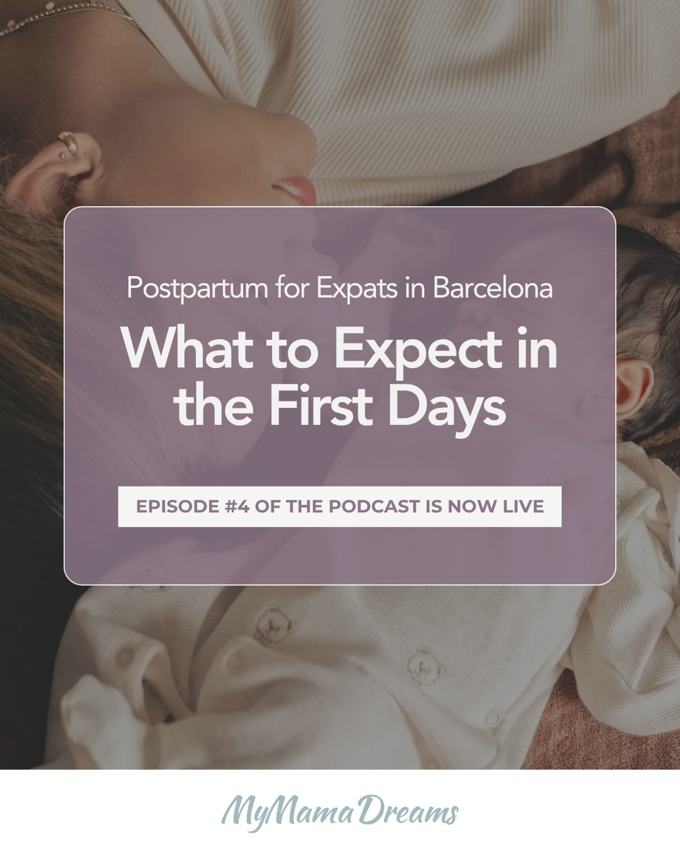 Postpartum is a whole new world ✨
Those first days can feel beautiful, overwhelming, and deeply transformative, especially when you are living abroad without your usual support.
In Episode #4 of My Mama Dreams Podcast, we share what to expect in those early days and how to navigate them with more calm and confidence.
If you’d like more support, join the Free Masterclass: Birth & Baby – Your Confident Start (Spring 2026) ✨
👉 Link in bio 🤍