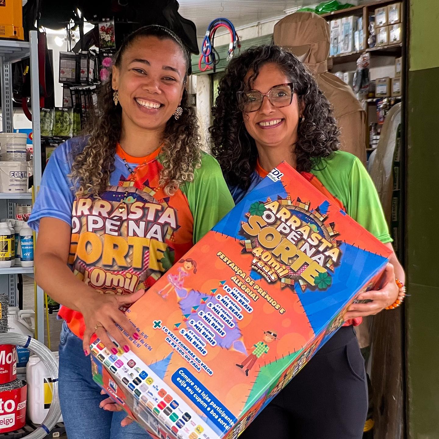 Venha comprar em nossa loja … para aumentar as chances de ganhar na campanha inha da CDL gandu