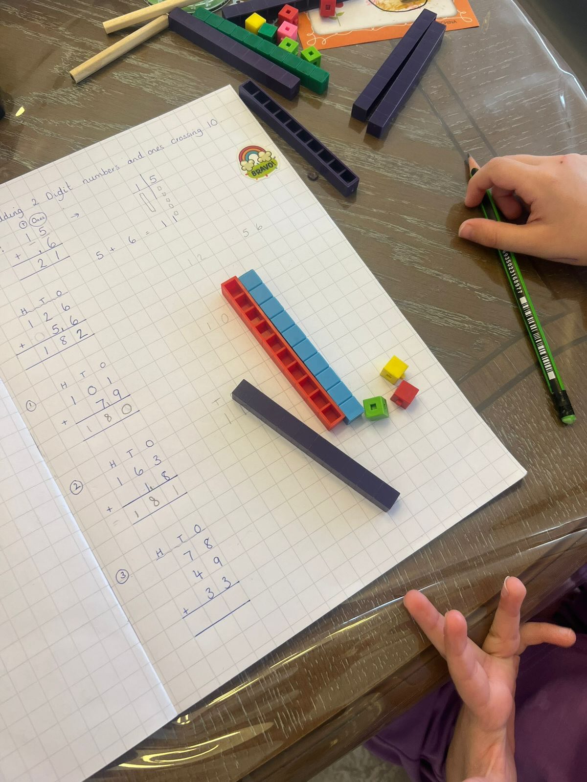 Building confidence in column addition
In today’s session, our learner used practical resources to support understanding of tens and ones - breaking down 2 digit addition step by step.
By visualising the numbers first, we’re helping them move from relying on resources to working independently with confidence
At Angel Tutors, we focus on deep understanding so every child knows not just how… but why
#dubaimum #dubaimom #dubai🇦🇪 #britishcurriculum #primarymaths