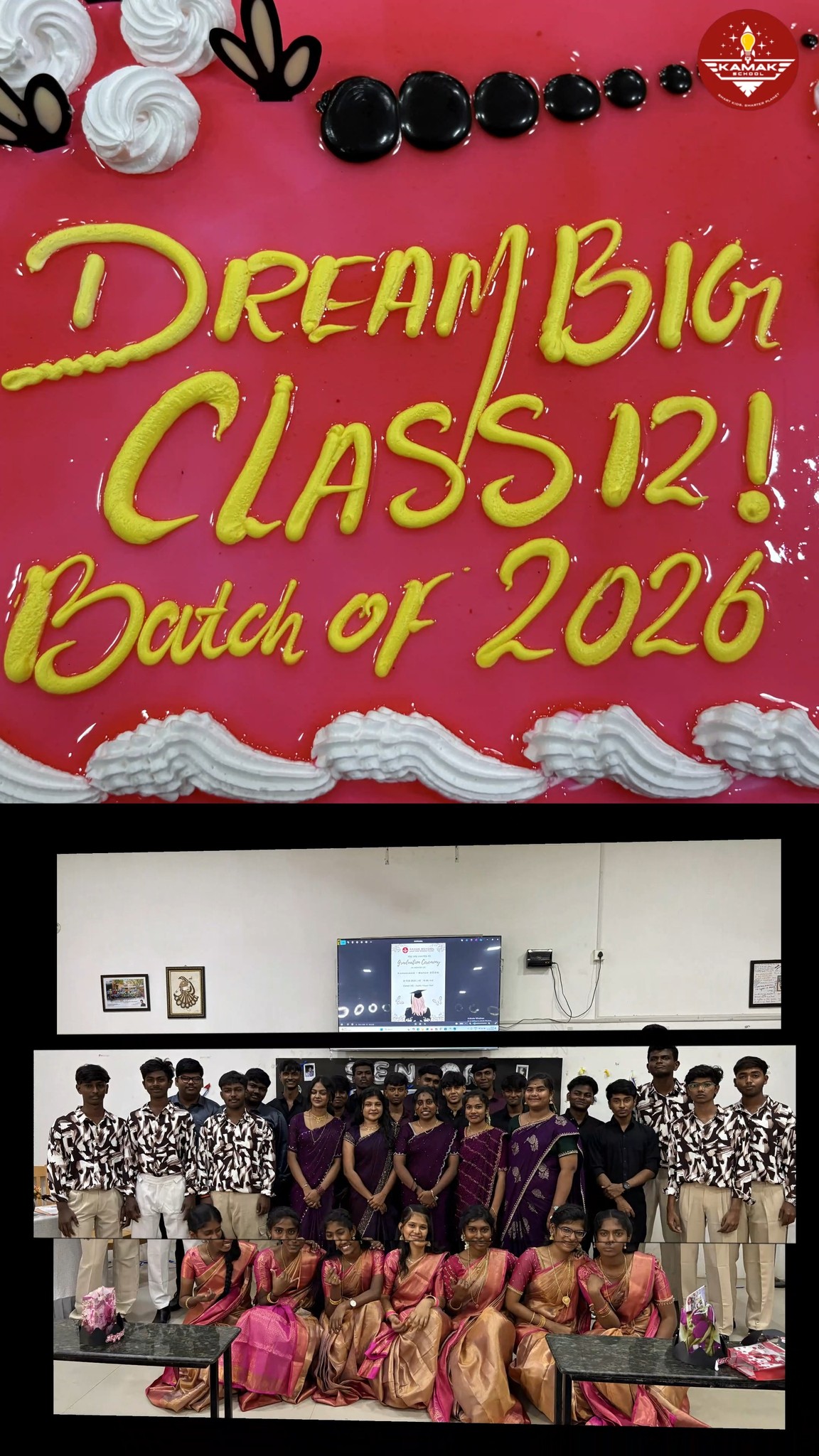 🎓 Kamak School – 12th Std Graduation Day | Batch of 2026
A proud moment filled with memories, growth, and achievements ✨
The 12th Std Batch of 2026 marks the end of a beautiful journey
and the beginning of new dreams 🌍
Years of learning, guidance, and dedication
have shaped this batch into confident individuals ready for the future 💫
From classrooms to milestones,
every step has been guided with care, knowledge, and values 🙏
This Graduation Day stands as a celebration
of hard work, discipline, and unforgettable memories ❤️
🎓 Batch of 2026 – A journey completed, a future begun
💖 Kamak School proudly wishes all students success in their next chapter
#KamakSchool #GraduationDay #BatchOf2026 #12thStd #SchoolAchievement #ProudMoment #StudentSuccess #FutureBegins #SchoolMemories #Education