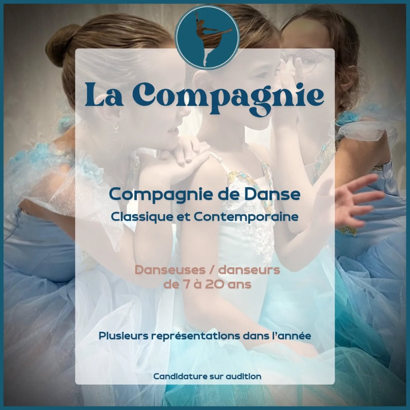🩰Là où nous dansons...🩰
✨ La Jeune Compagnie réunit des danseuses et danseurs de 7 à 20 ans, animés par la même passion.
Ensemble, nous vivons une véritable expérience de compagnie, entre exigence, représentations, répétitions, tournées et plaisir de danser.
✨ Au programme :
🩰 Répétitions régulières dans un esprit de justesse du mouvement et de partage
🩰 Représentations tout au long de l’année sur scène et en extérieur
🩰 Créations chorégraphiques en danse classique et contemporaine
🩰 Tournées en France et à l'étranger
✨ Une aventure artistique intense, où passion, engagement et émotion se rencontrent ✨
✨ La participation à la Jeune Compagnie se fait sur audition.
Surveillez nos dates d'audition !
Restez connecté.e !
(Projets, dates, scènes et tournées variables selon les programmes de chaque année)
📸@nadegedmrst💖
avec @marie_girard_inspiration_mg
#JeuneCompagnie #Danse #DanseClassique #DanseContemporaine #Scène #PassionDanse #JeunesTalents #eysinesmaville #eysines #eysinesculture #lacinquiemearabesque #balletdancer #ballettodanceshop #bordeaux #bordeauxmaville #bordeauxmetropole #merignac #merignacmaville #Blanquefort #bruges #lebouscat #lehaillan #saintmedardenjalles #bassindarcachon #arcachon #audengemaville #audenge #danseclassique #dansecontemporaine #compagniededanse