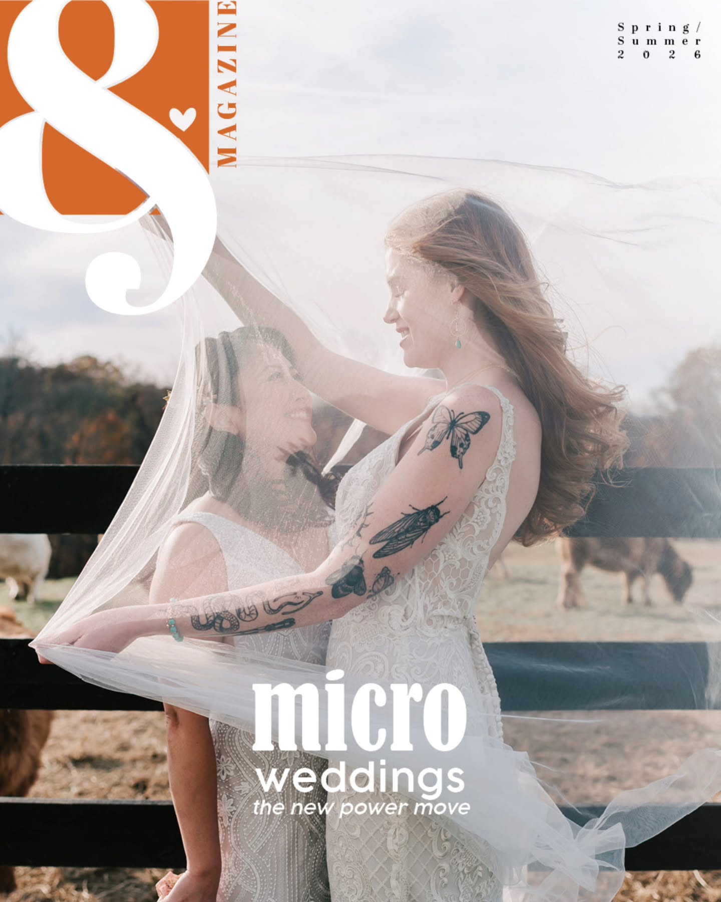 Our newest issue is here, and it’s all about small weddings with big and meaningful moments. 🧡🐮
Micro weddings are taking a stand and they’re proving that sometimes smaller can make a bigger impact.
Read it now! 🧡 Link in bio.
Thank you to our dream team who made the cover shoot possible:
Photography | @denisevanphotography
Venue | @sterlinghillsfarm
Hair & Makeup | @alinagkar
Floral Design | @kintsurustudios
Gowns | @stanthonysbridal
Models | @glamarose & @shaelynn.everson
Stationary | @thedandelionpatch
Donuts | @yodersdutchdelights
Jewelry | @jewelrybyroz
Cow Models | Sylvie & Bernadette