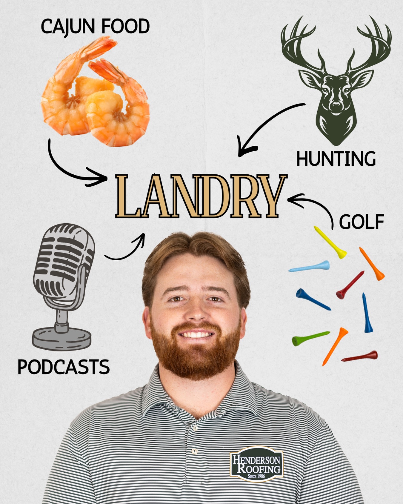 ✨MEET THE TEAM✨
Today’s spotlight:
🏠Landry Miller- Residential Roofing Customer Service Representative
Here at Henderson Roofing, we’re more than just roofs. It’s our different interests and passions that truly make our team one of a kind.
#gafroofing #theshoals #huntsvillealabama #meettheteam #florencealabama