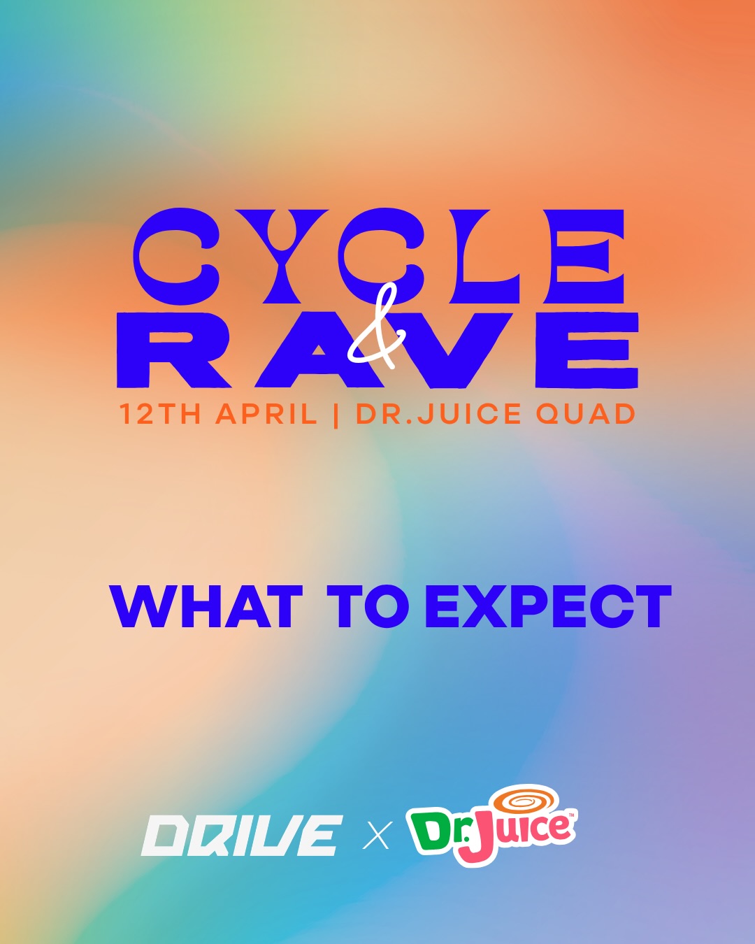 Sunday 12th April we’re closing our studio for the day and taking over Dr. Juice Quad for CYCLE & RAVE ⚡️🚴♀️🎶
Here’s the vibe:
* 🎧 Live DJ + brunch bites, smoothies by Dr.Juice from 8AM
* 🔒 Exclusively for Drive Members
* 🚴♀️ 20-min cycle waves coached by Annabel & Zara
* 🔊 Think Boiler Room… but make it morning
Ride, dance, eat, and catch a vibe with us 💥
RSVP via the link in bio 🔗