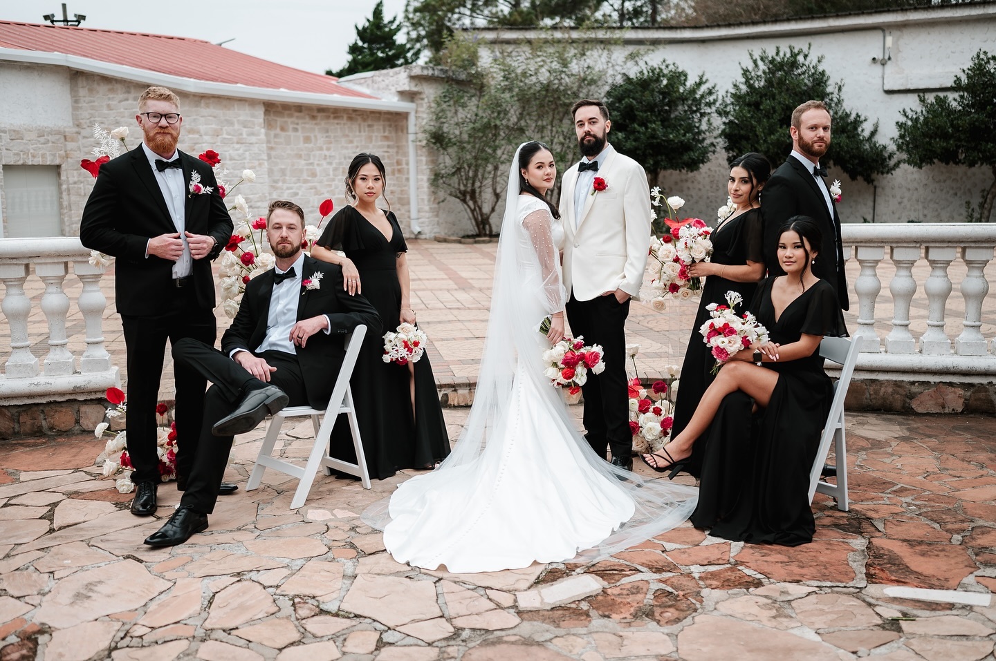 The Wedding Party
.
.
.
.
Venue: @safaritexasranch
Floral: @terabellafloral
Photo/Video: @black.frame.photos
HMUA: @glaizacatheartistry
Planning/DJ/Booth: @themajesticwedding
#wedding #engagement #marriage #weddings #shesaidyes #bride #groom #brideandgroom #weddingday #weddingplanner #weddingdress
#texasweddings #weddinginspiration #instawedding #weddinginspo #happilyeverafter #loveatfirstsight #soulmate #weddingideas #weddinggoals #dreamwedding #weddingfashion #groomsmen #weddingparty #bridesmaids #weddingphotoinspo #realwedding #realweddings